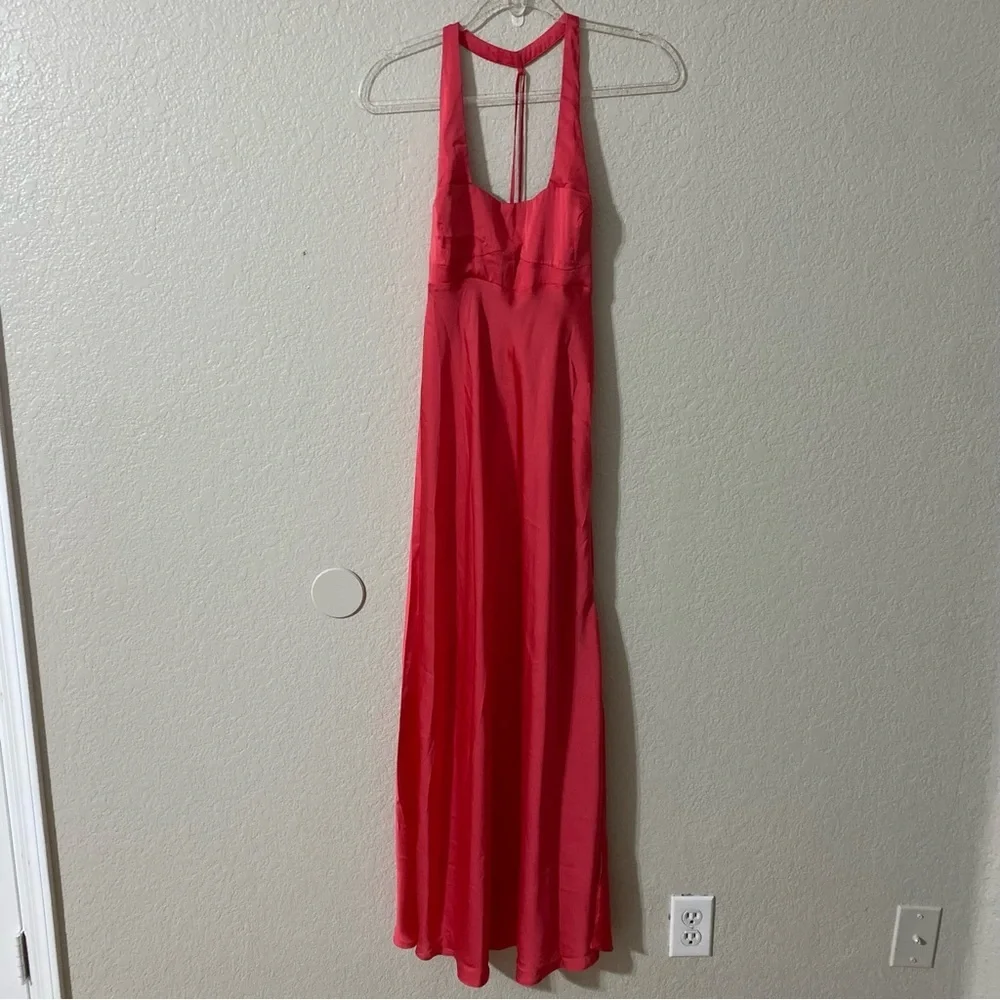 NEW Free People Happy Hour Midi Slip Strawberry Spritz
